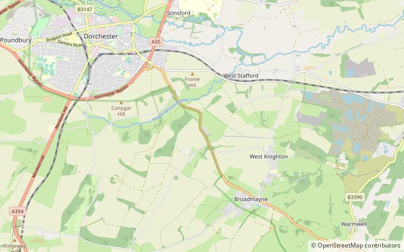 Whitcombe Church location map