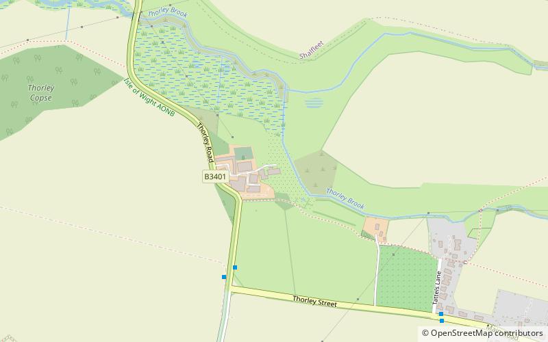 Thorley Manor location map