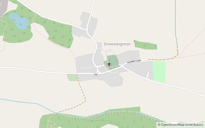 Drewe Arms location map