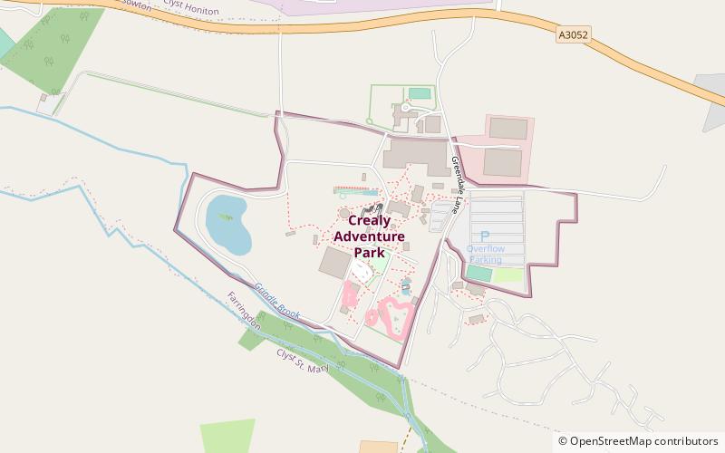 Devon's Crealy Great Adventure Park location map