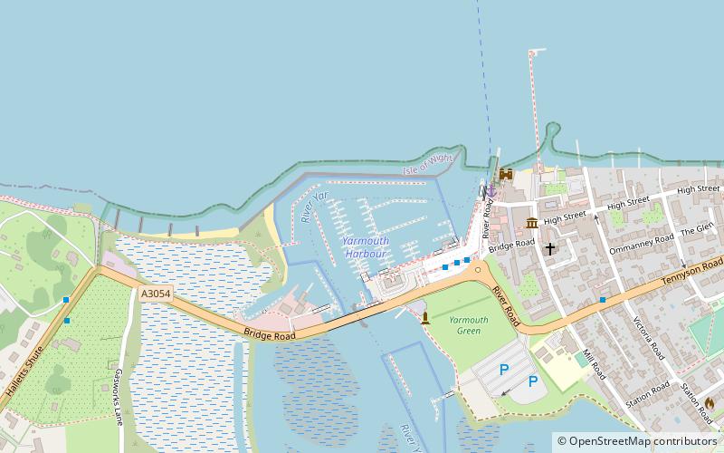 Yarmouth Harbour location map