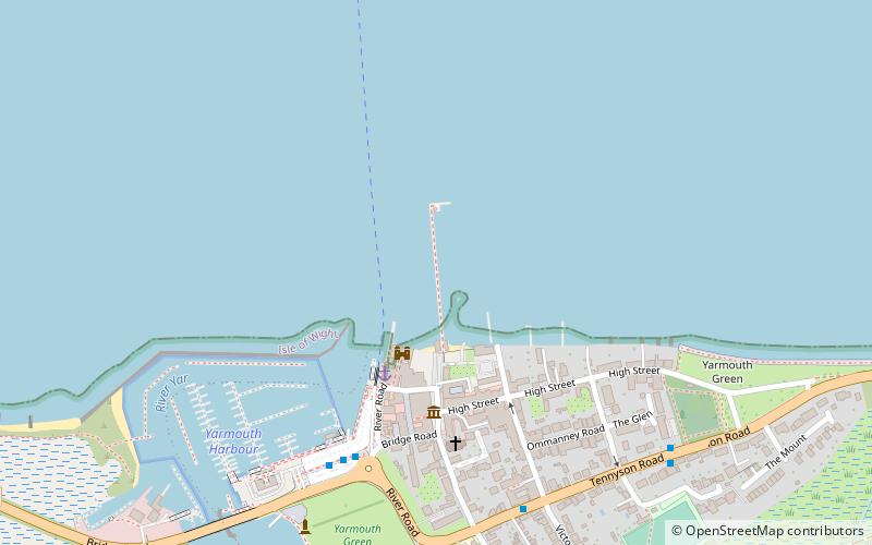 Yarmouth Pier location map