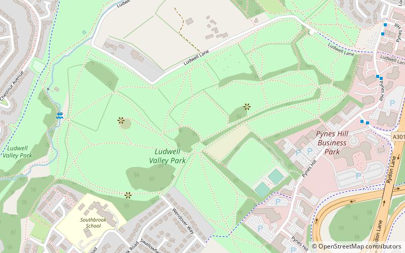 ludwell valley park exeter location map