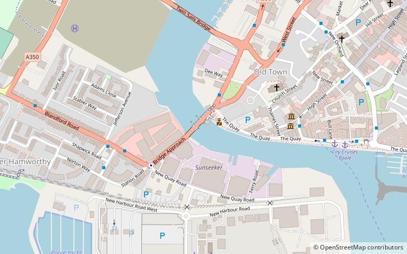 Poole Bridge location map