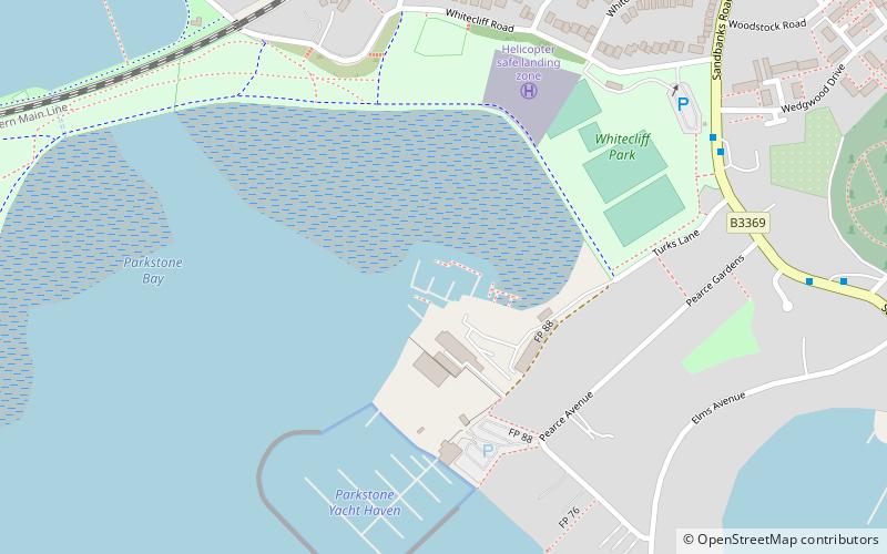 Parkstone Bay Marina location map
