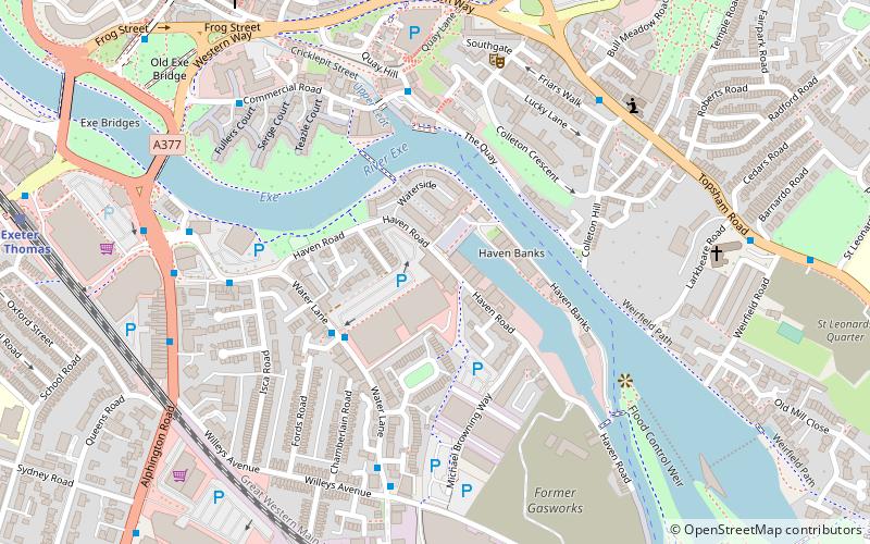quay climbing centre exeter location map