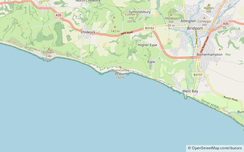 Thorncombe Beacon location map
