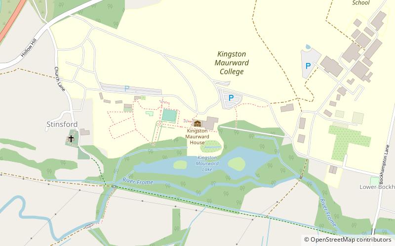 Kingston Maurward House location map