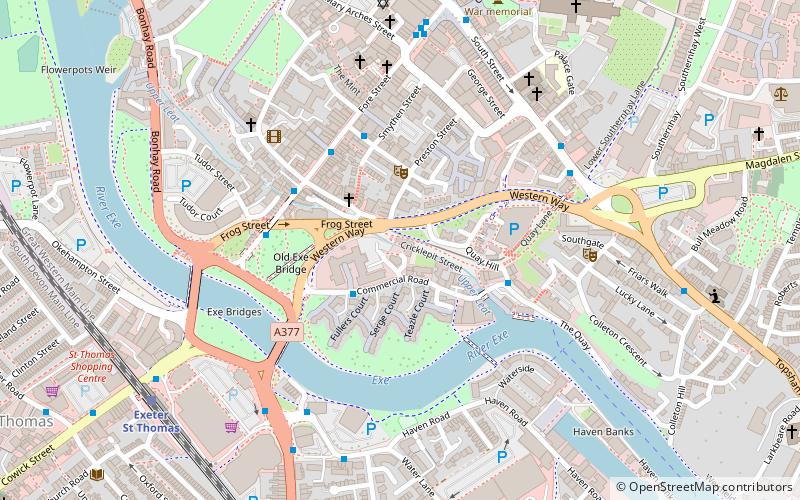 Cricklepit Mill location map