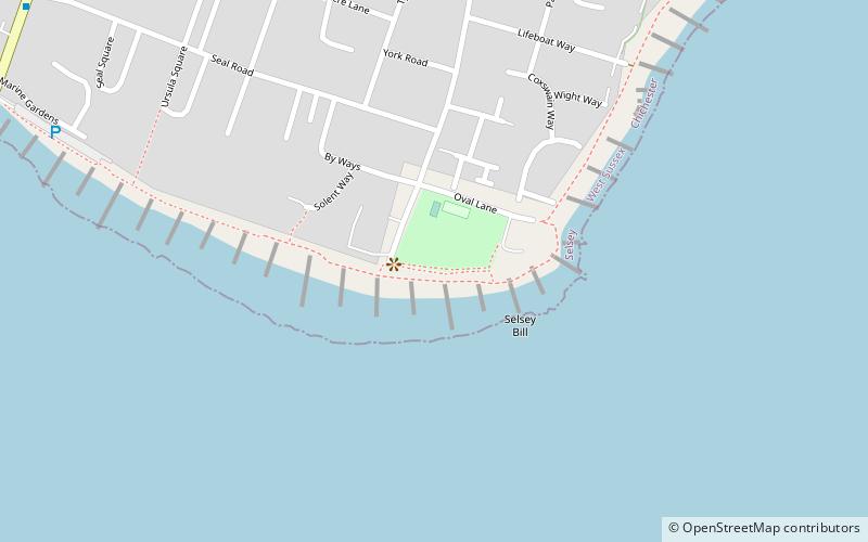 Selsey Bill location map