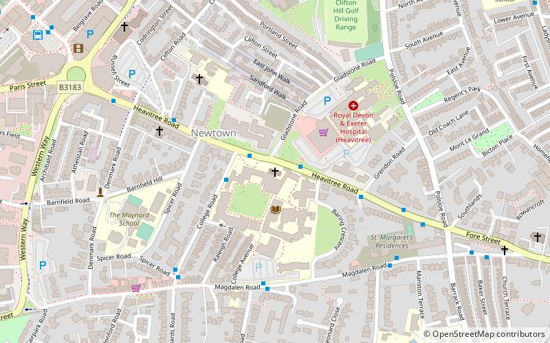 St Luke's Campus location map