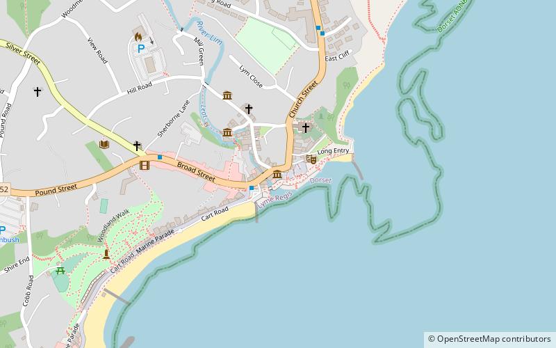 Lyme Regis Museum location map