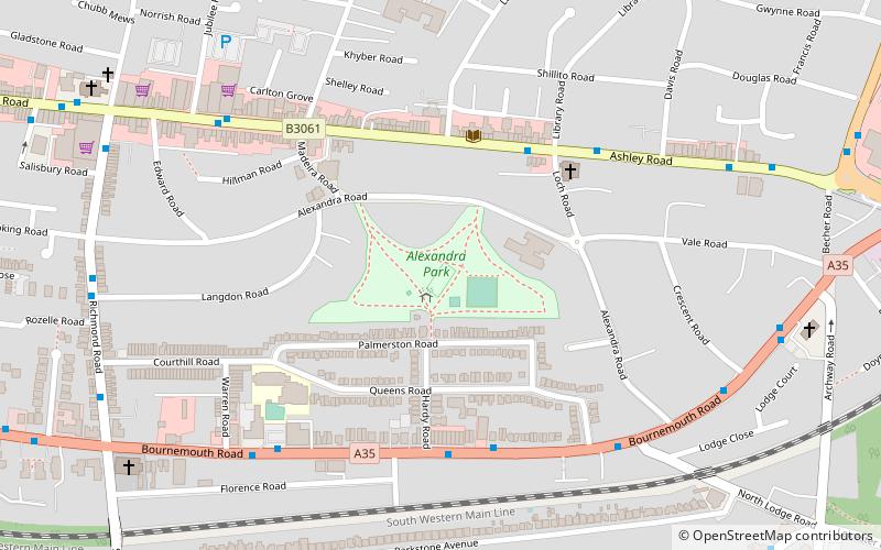 Alexandra Park location map