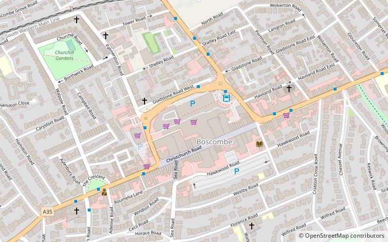 Sovereign Shopping Centre location map