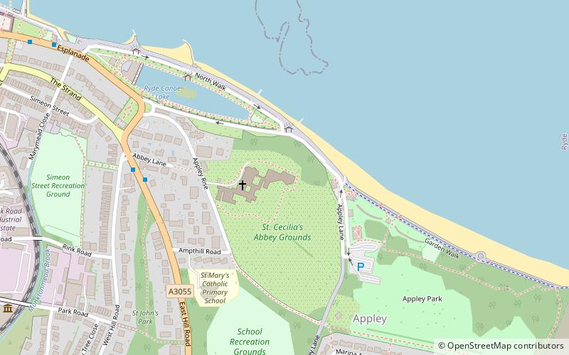 appley house ryde location map