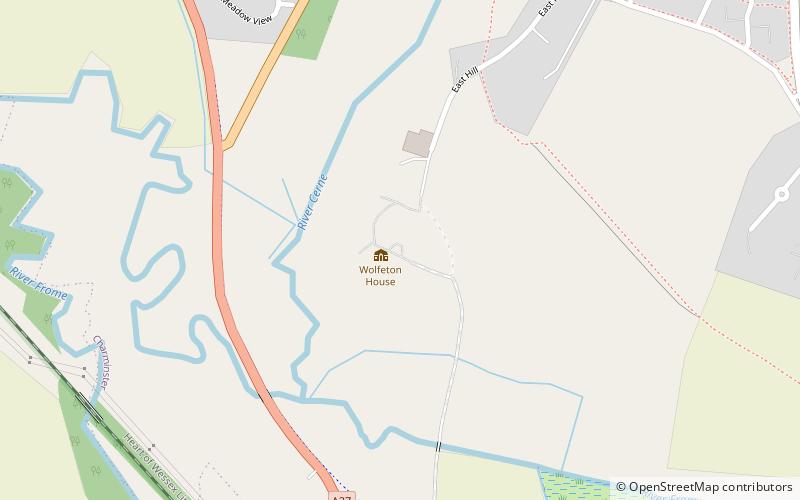 Wolfeton House location map