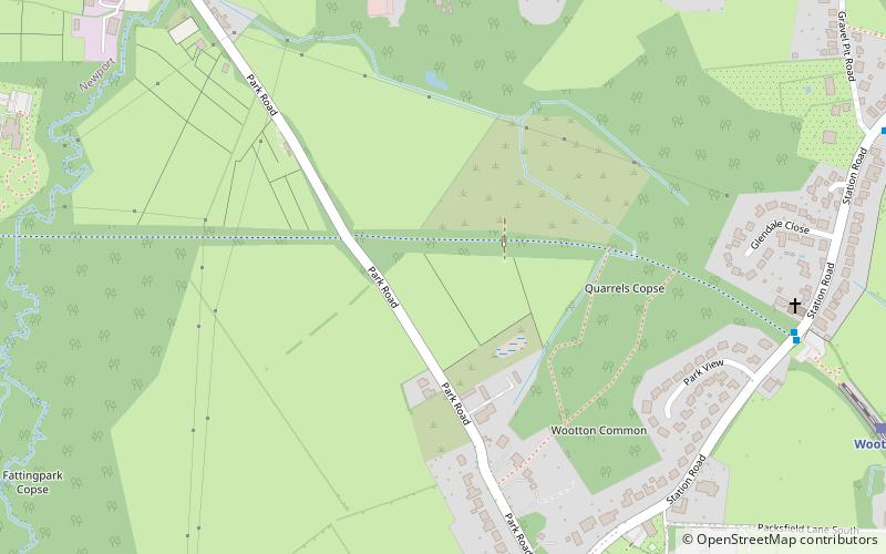 Woodhouse Copse location map