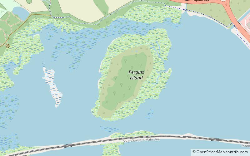 Pergins Island location map