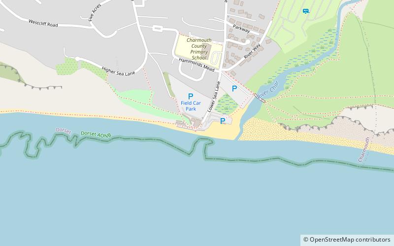 Charmouth Heritage Coast Centre location map