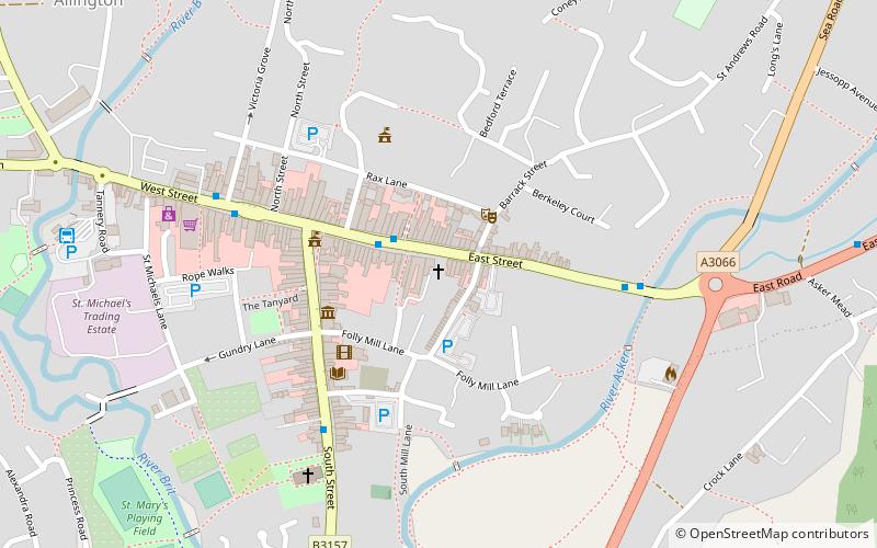 Bridport Arts Centre location map