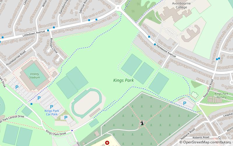 Kings Park location map