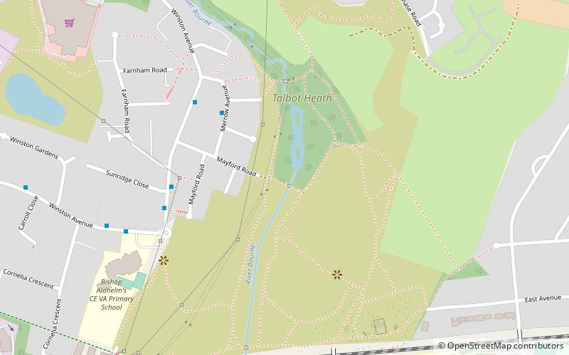 Talbot Woods location map