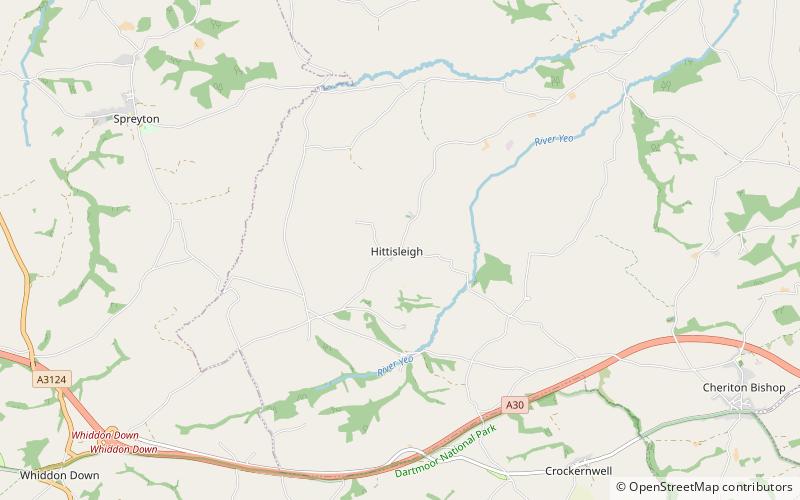Hittisleigh location map