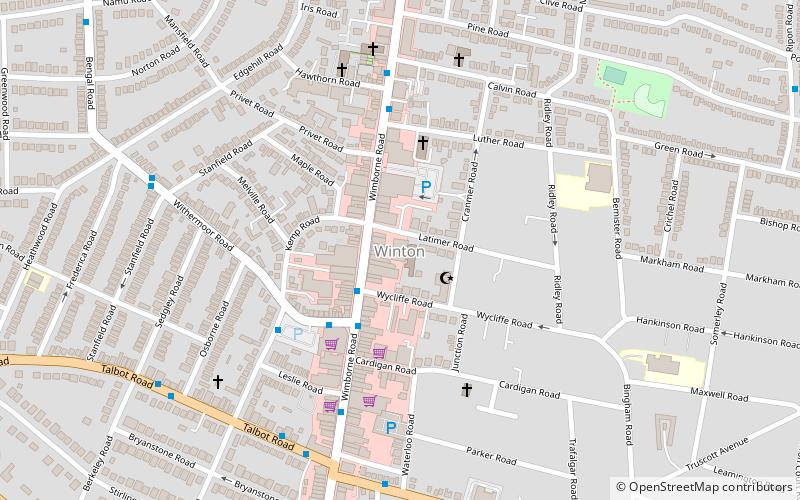 Winton location map