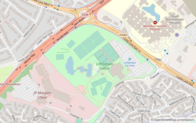 Littledown location map