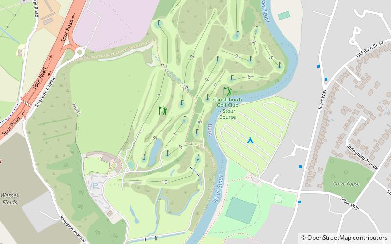 Playgolf Bournemouth location map