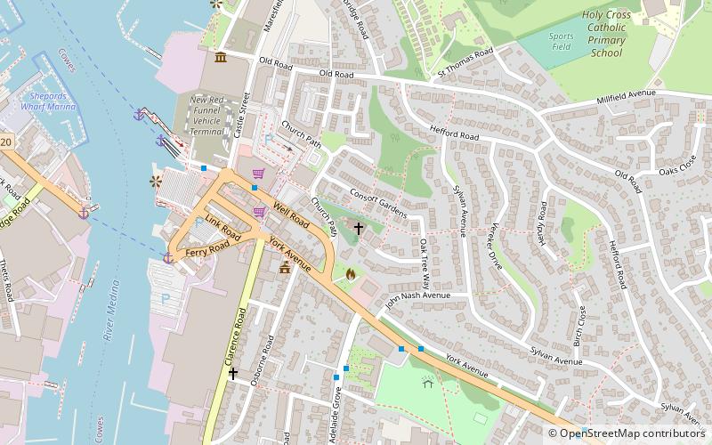 St James's Church location map