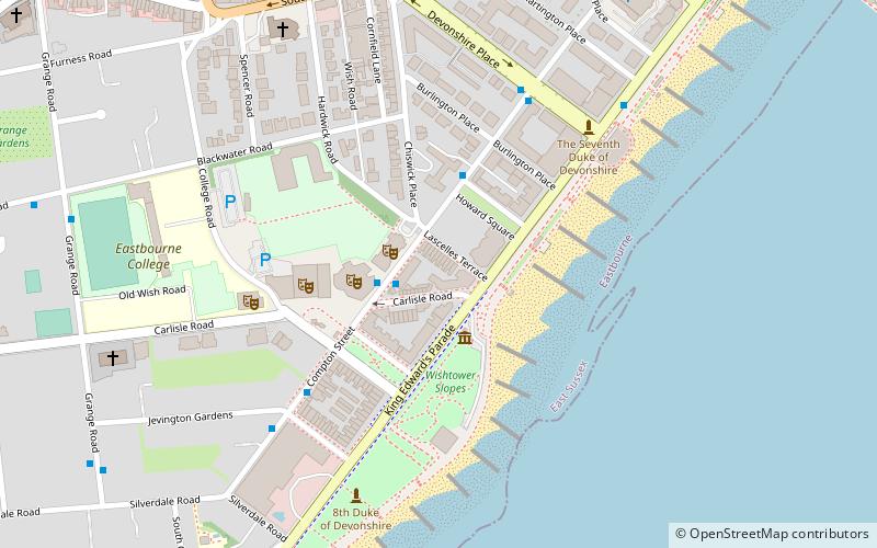 Eastbourne Heritage Centre location map