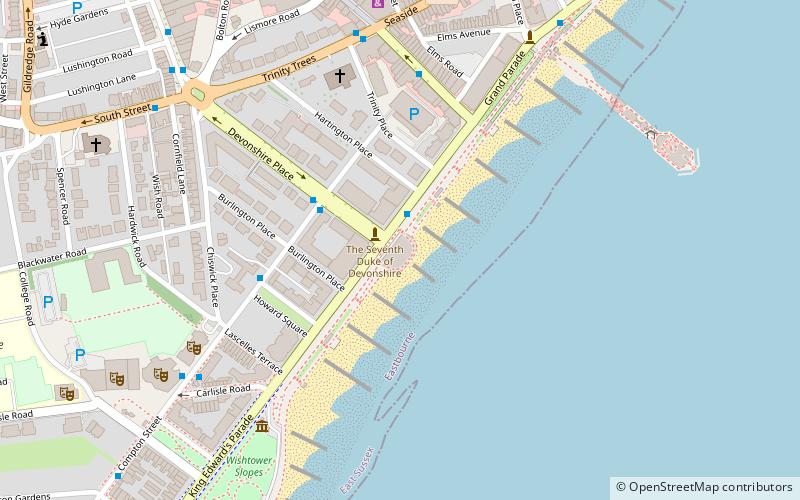Eastbourne Bandstand location map