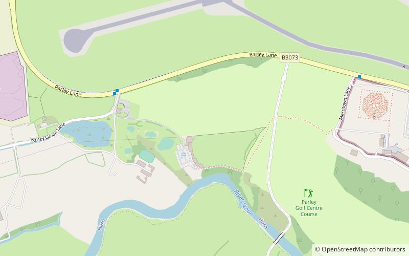 Parley Golf Centre location map