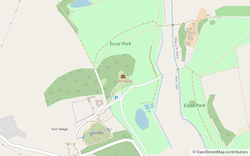 Escot location map