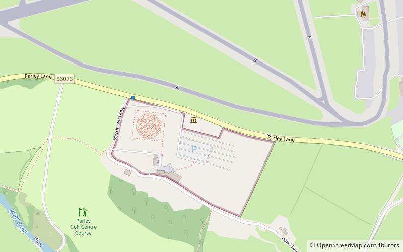 Bournemouth Aviation Museum location map