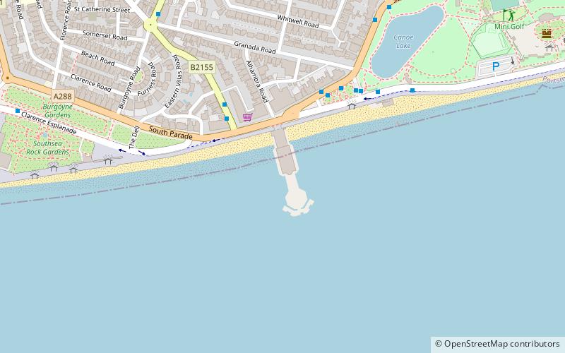 South Parade Pier location map