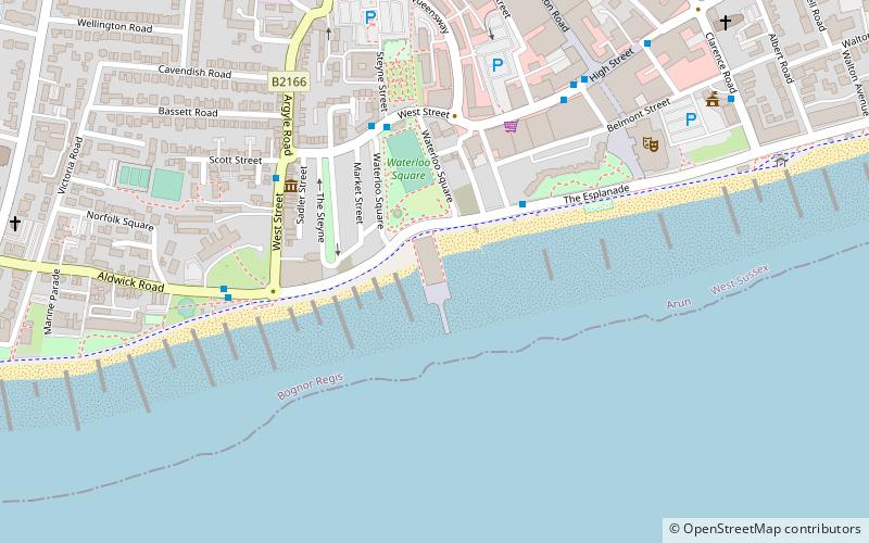Bognor Regis Pier location map