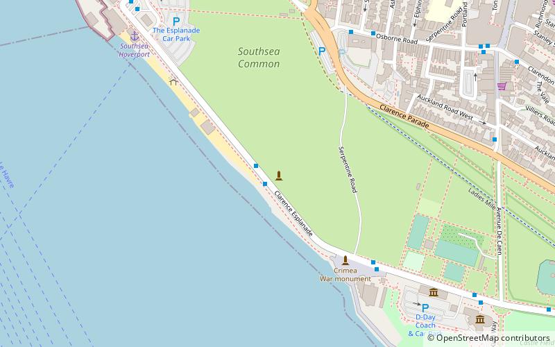 Portsmouth Naval Memorial location map