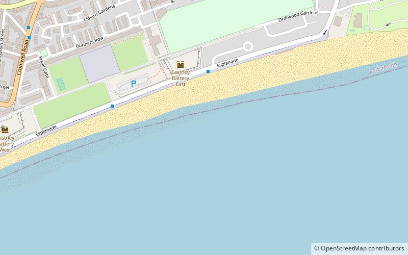 Eastney location map