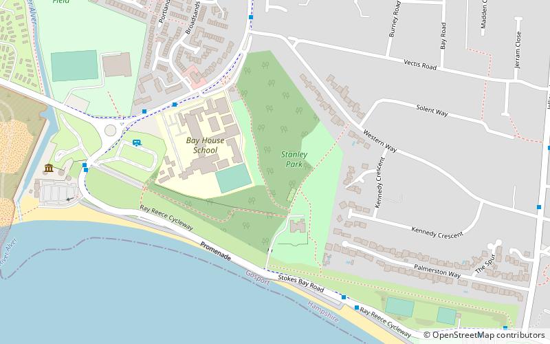 Stanley Park location map