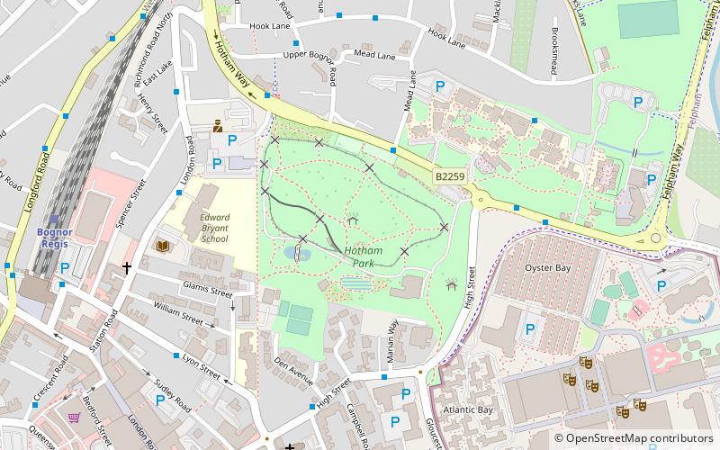 Hotham Park location map