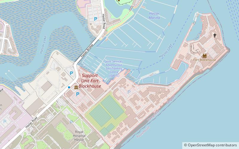 hms dolphin portsmouth location map