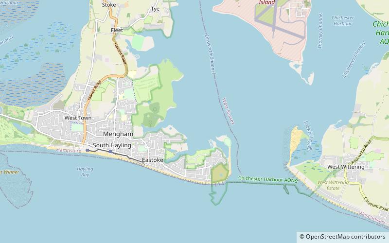 Chichester Harbour location map