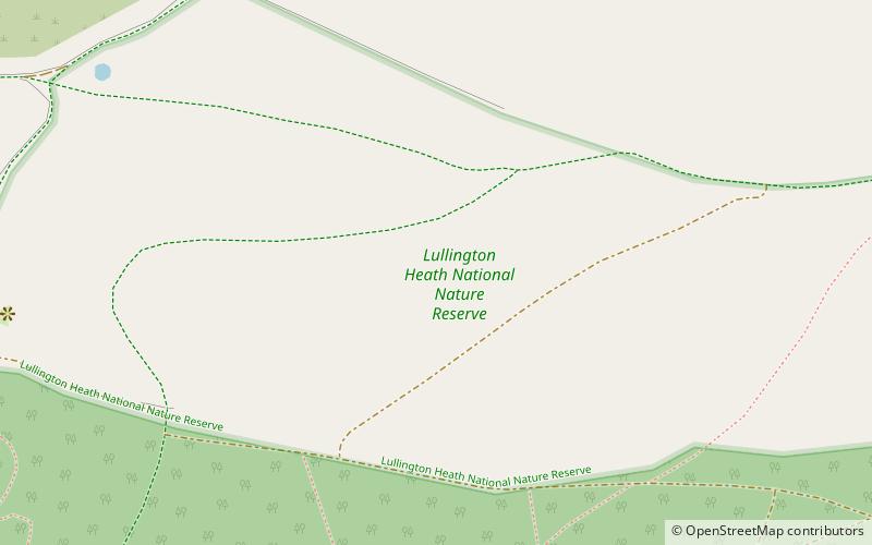 Lullington Heath location map