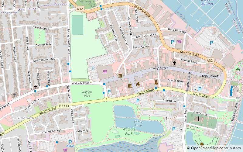 Gosport Museum location map