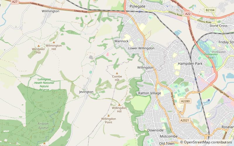 Coombe Hill location map