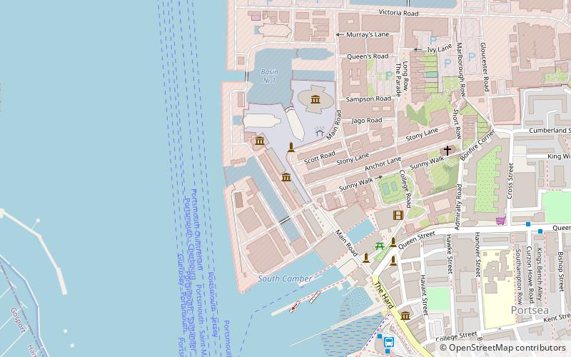 royal naval museum portsmouth location map