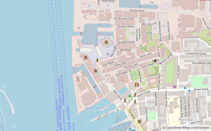 museo nacional de la marina real britanica portsmouth location map