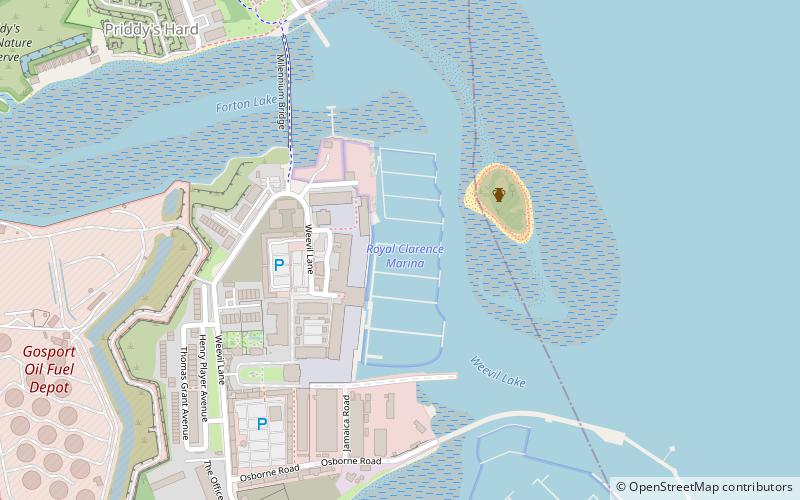 Royal Clarence Marina location map